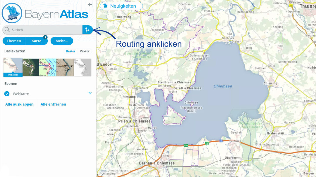 BayernAtlas Routing Schritt 2